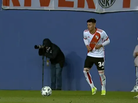 Franco Mastantuono debutó en River con un gran partido