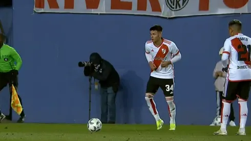 Mastantuono tuvo un gran debut con la primera de River.