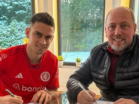 La foto que nadie quería ver: Borré fue presentado en Inter de Porto Alegre