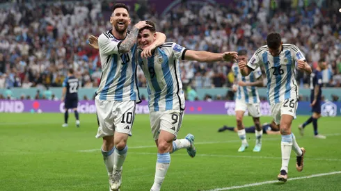 Julián Álvarez, uno de los jugadores surgidos en River que Lionel Scaloni convocó para la disputa de la Copa América 2024.