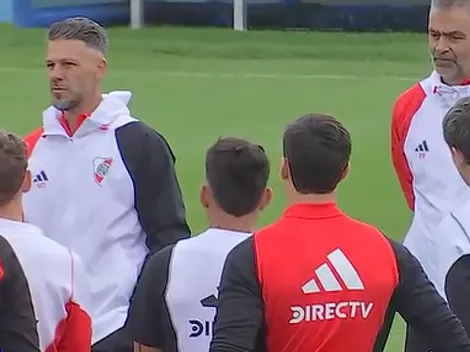 Así fue la primera charla de Demichelis en medio del clima extraño por la lesión del Pity