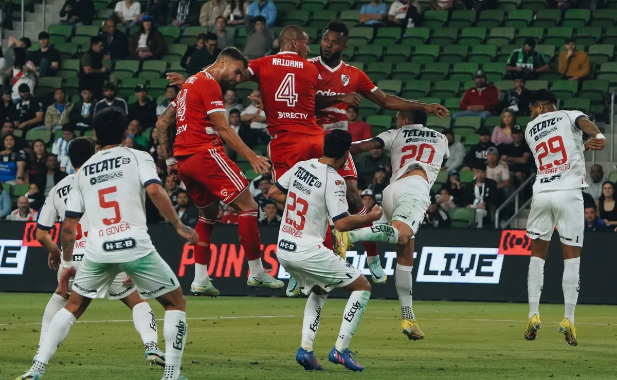 River jugará ante Rayados de Monterrey