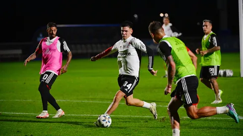 Mastantuono con el short 34. (Foto: Prensa River).