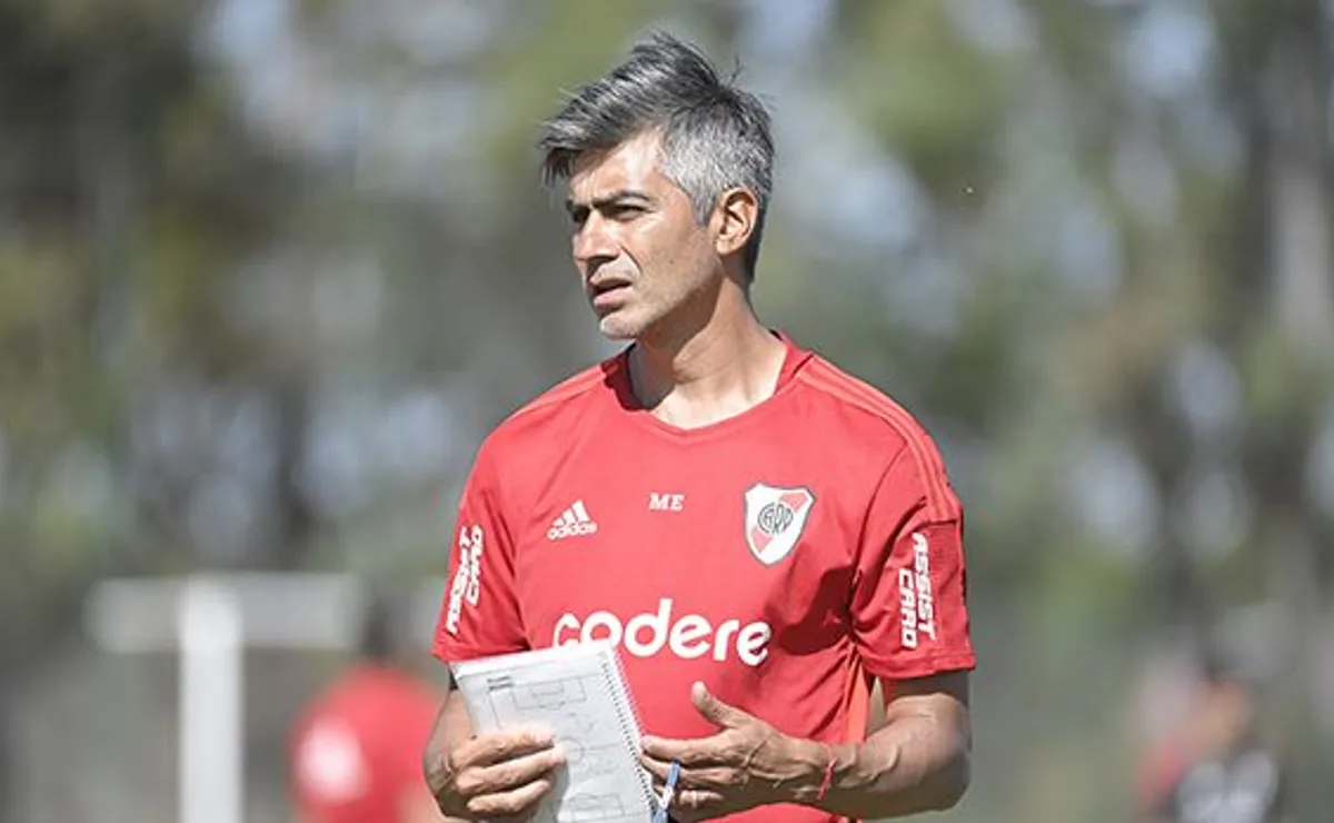 Pichi Escudero es el técnico de Reserva desde que asumió Demichelis, a fines de 2022.