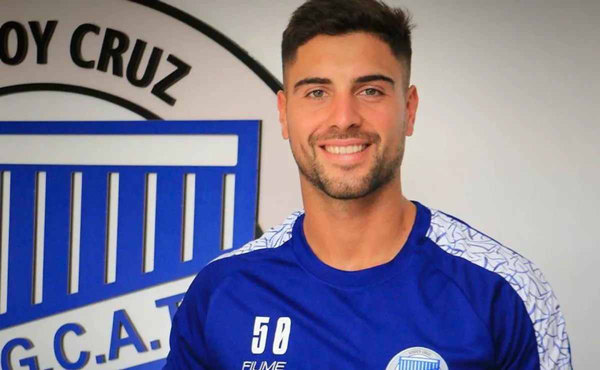 Godoy Cruz presentó a Franco Petroli, arquero que se formó en las inferiores de River.