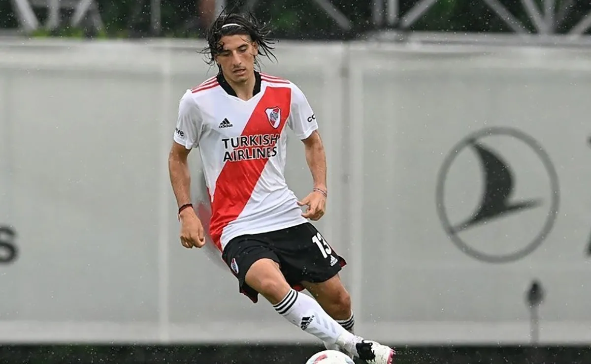Sebastián Sánchez se fue libre de River a fines de 2023 para jugar en Tigre.