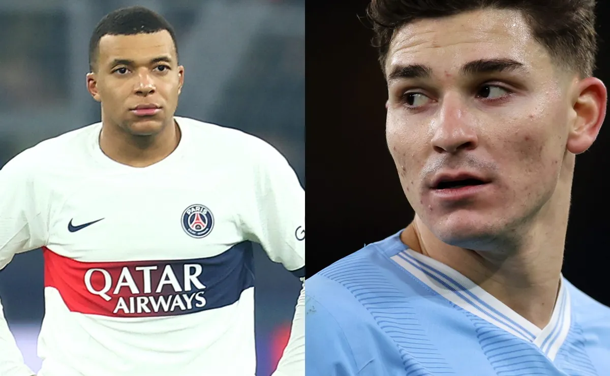 Julián Álvarez superó ampliamente a Mbappé.