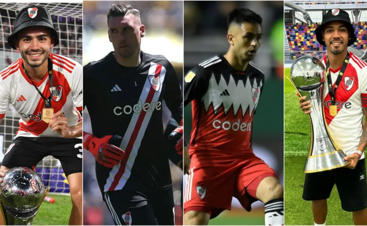 Los jugadores de River a los que se les vence el contrato en 2024
