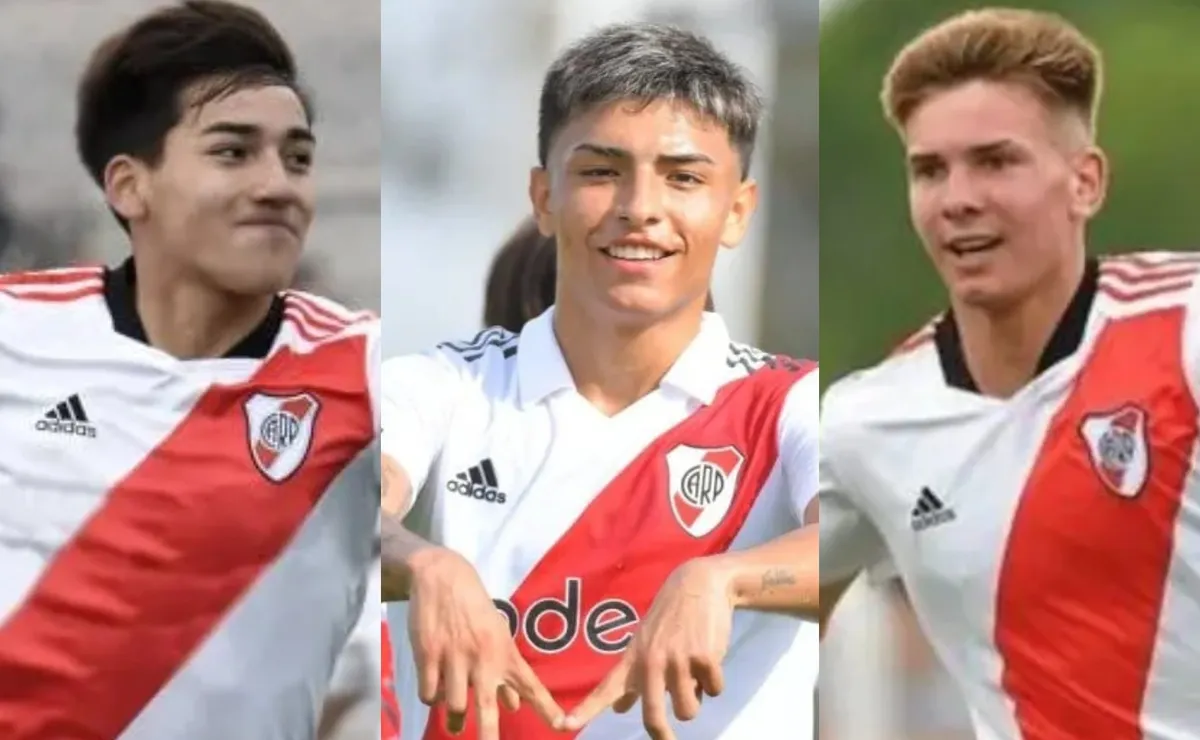 Ian Subiabre, Agustín Ruberto y Franco Mastantuono, las tres joyas que se vienen.
