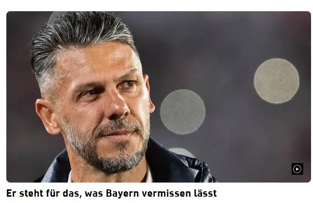 La portada del artículo de Sport1 que habla de Demichelis y el Bayern Munich.