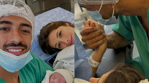 A principio de año, Lanzini fue papá de su tercer hijo.