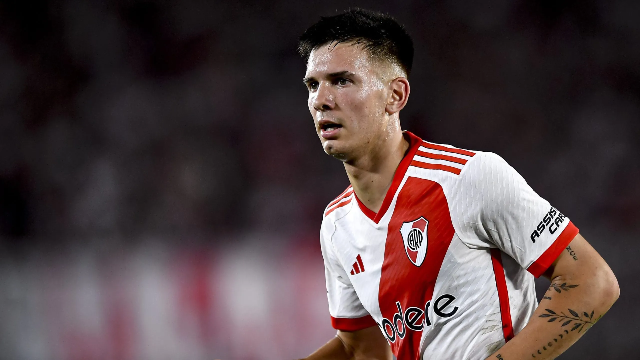 Mastantuono fue destacado por D’alessandro. (Foto: Getty).