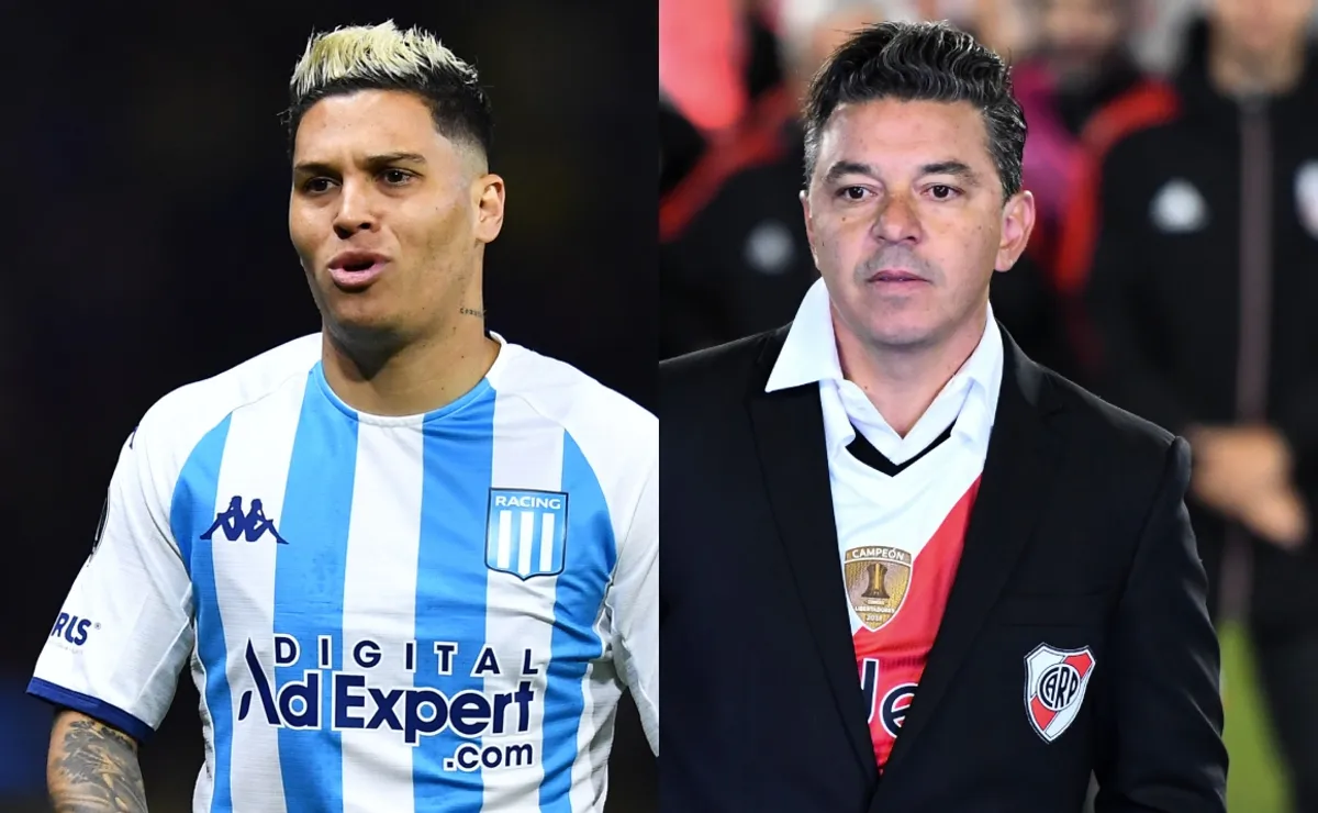 Juanfer volvió a hablar de su paso por River y en especial de Gallardo. (Foto: Getty).
