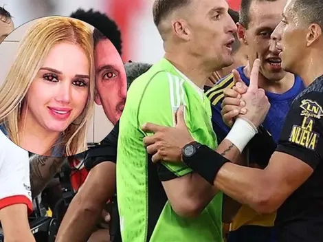 El picante tuit de la esposa de Armani contra Lema