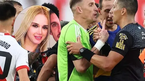 La esposa de Armani explotó contra Lema.