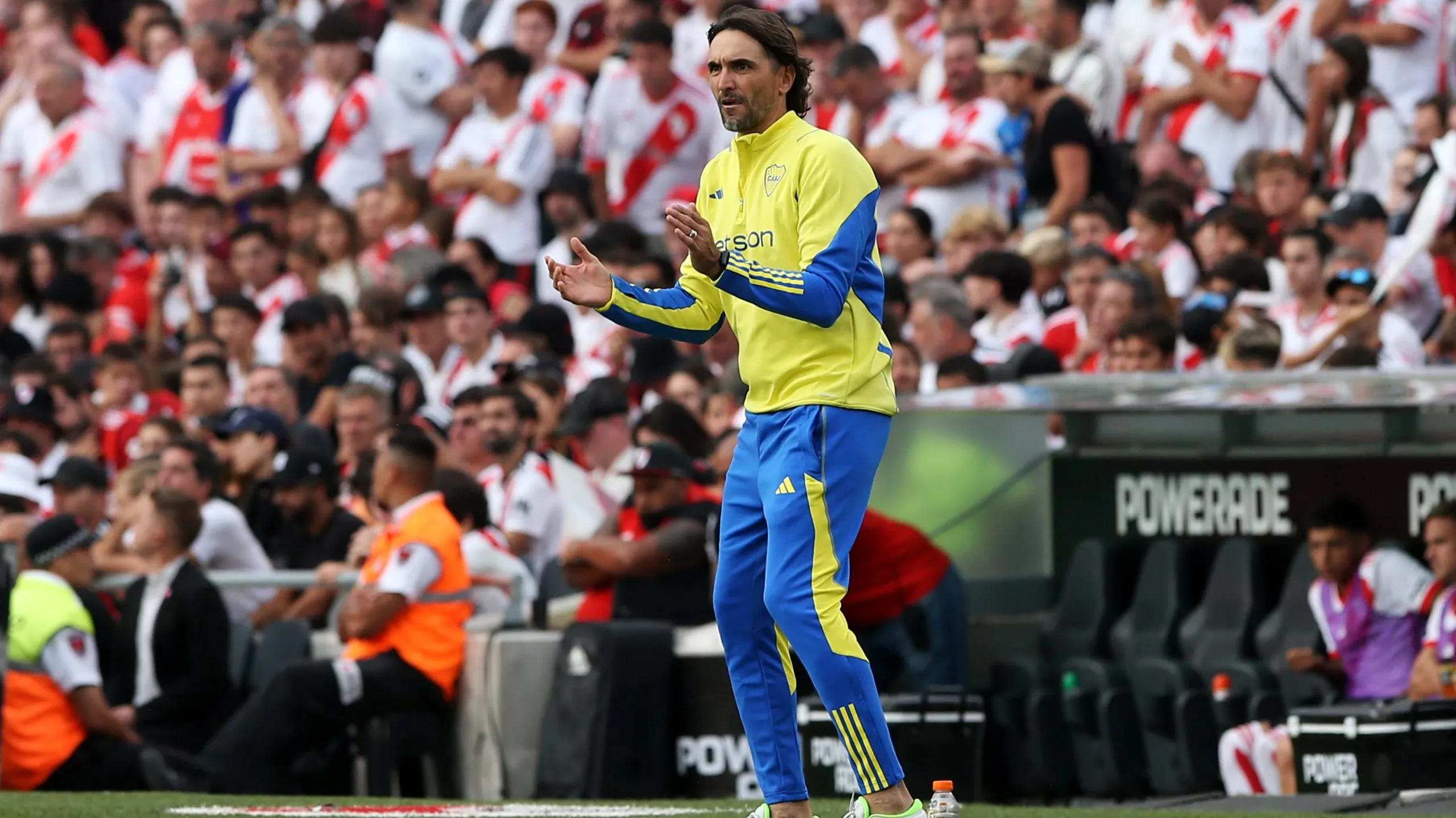 Diego Martínez elogió el planteo de River. (Getty)