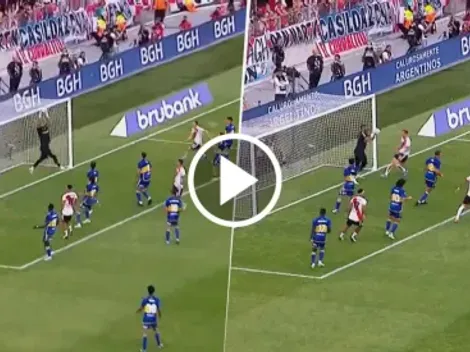 La jugada fantasma en el River vs. Boca: ¿ilusión óptica o error de la cámara?