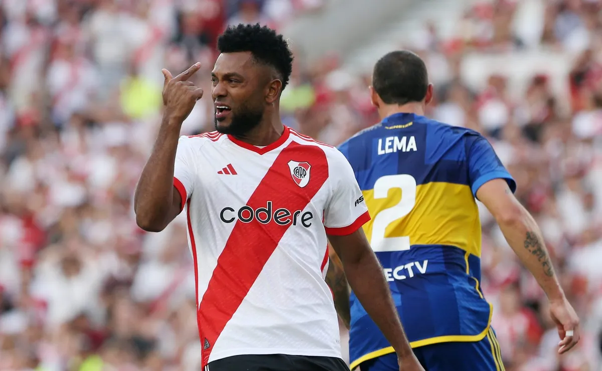 Miguel Borja se perfila para ser titular ante Ind. Rivadavia. (Getty)