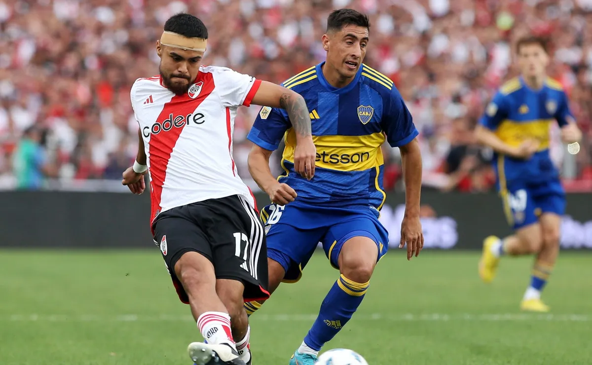 Paulo Díaz tuvo un gran partido ante Boca.