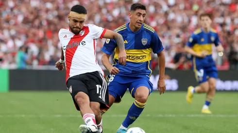 Paulo Díaz tuvo un gran partido ante Boca.