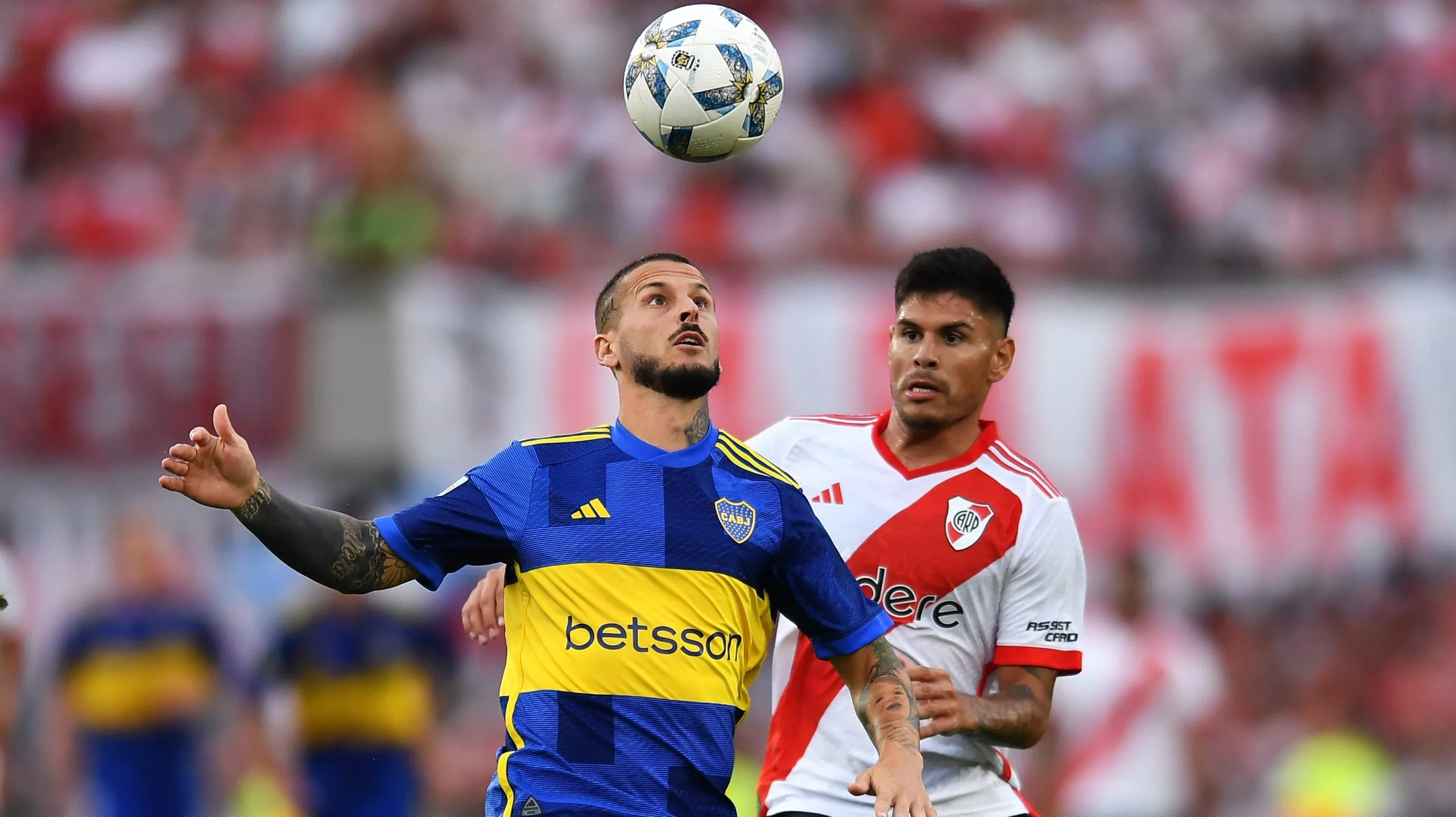 Agustín Sant’Anna no tuvo un buen partido ante Boca. (getty)