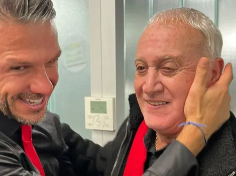 ¿Nace una cábala? El Beto se metió en el vestuario de River en la previa del superclásico