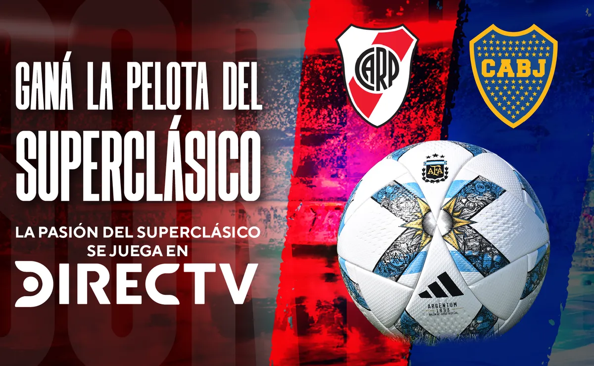 ¡La pelota del Superclásico puede ser tuya!