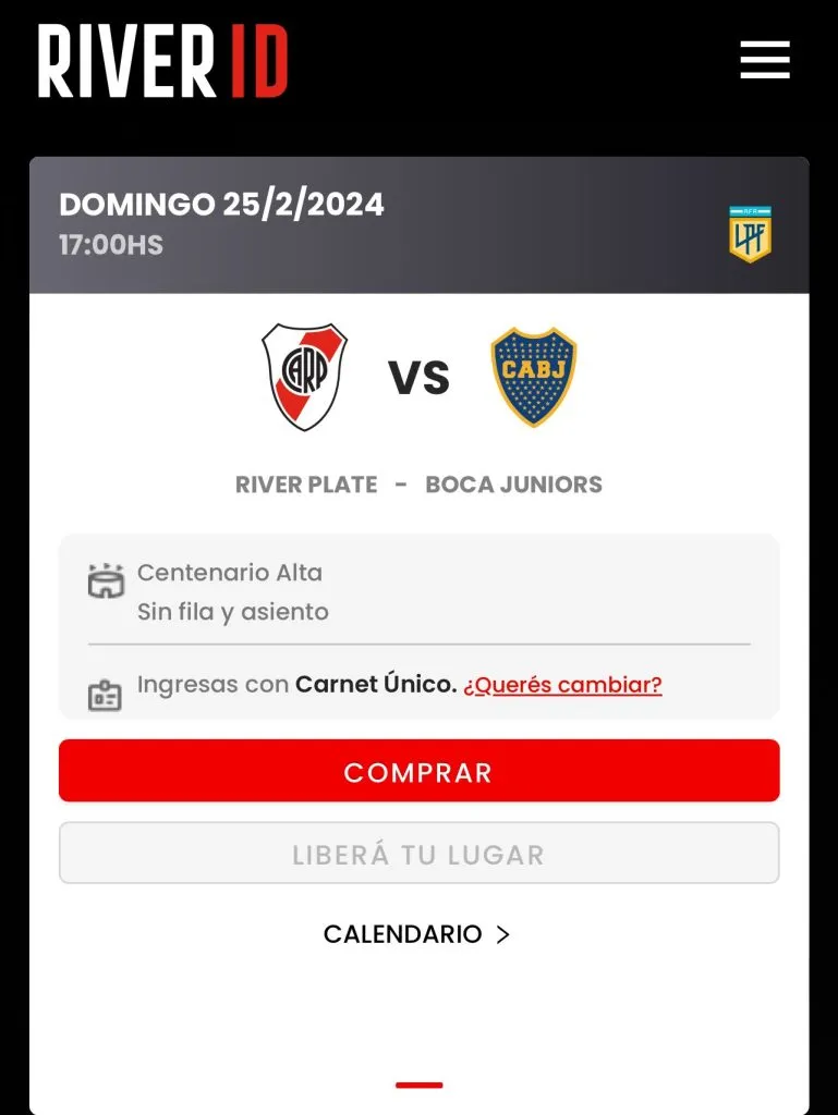 La imagen que compartió un usuario en Twitter que logró conseguir entradas.