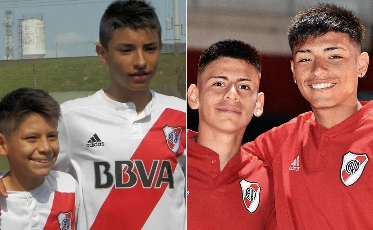 El Diablito y Ruberto, la sociedad que se formó en infantiles y que hoy ilusiona a todo River.