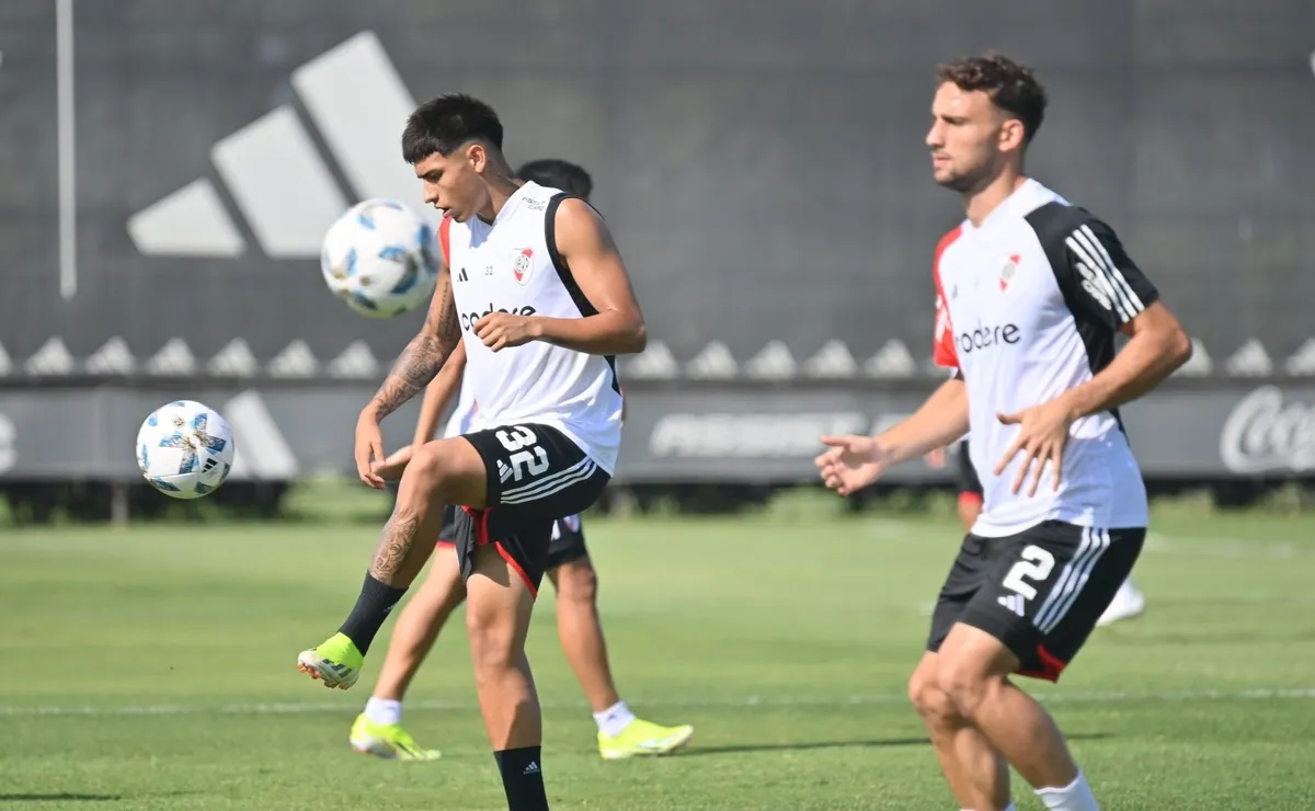 River volvió a entrenarse. Foto: Prensa River.