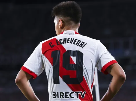 El cambio de River con Echeverri en cancha: ¿Se metió en el Superclásico?