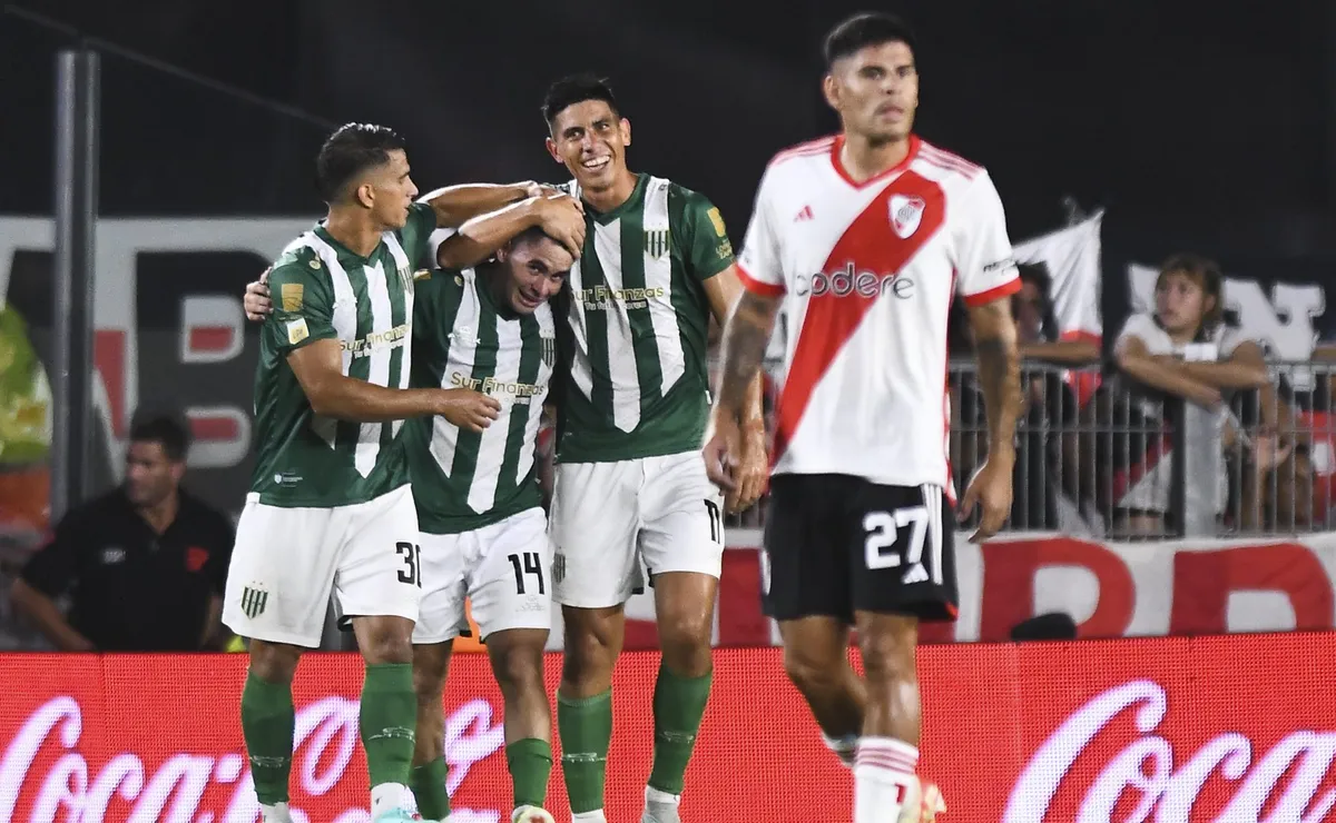Llamativa declaración del autor del gol de Banfield en el Monumental. (Foto: Getty).
