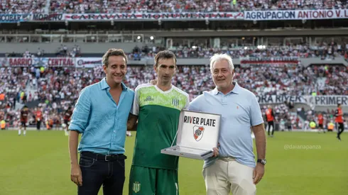 Marcelo Barovero la rompió ante River hace algunos meses cuando visitó el Monumental con Banfield.