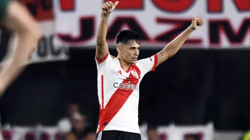 Solari consiguió el empate agónico para River ante Banfield.