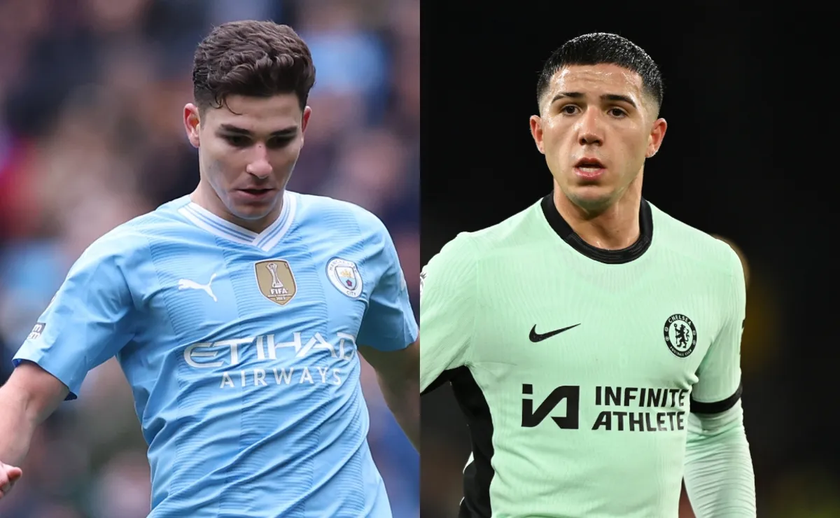 Julián y Enzo se verán las caras nuevamente en la Premier League. (Fotos: Getty).