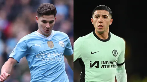 Julián y Enzo se verán las caras nuevamente en la Premier League. (Fotos: Getty).