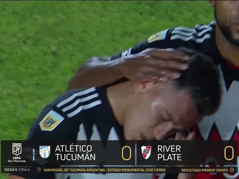 El gran gesto de Miguel Borja con Esequiel Barco tras la pelea por el penal