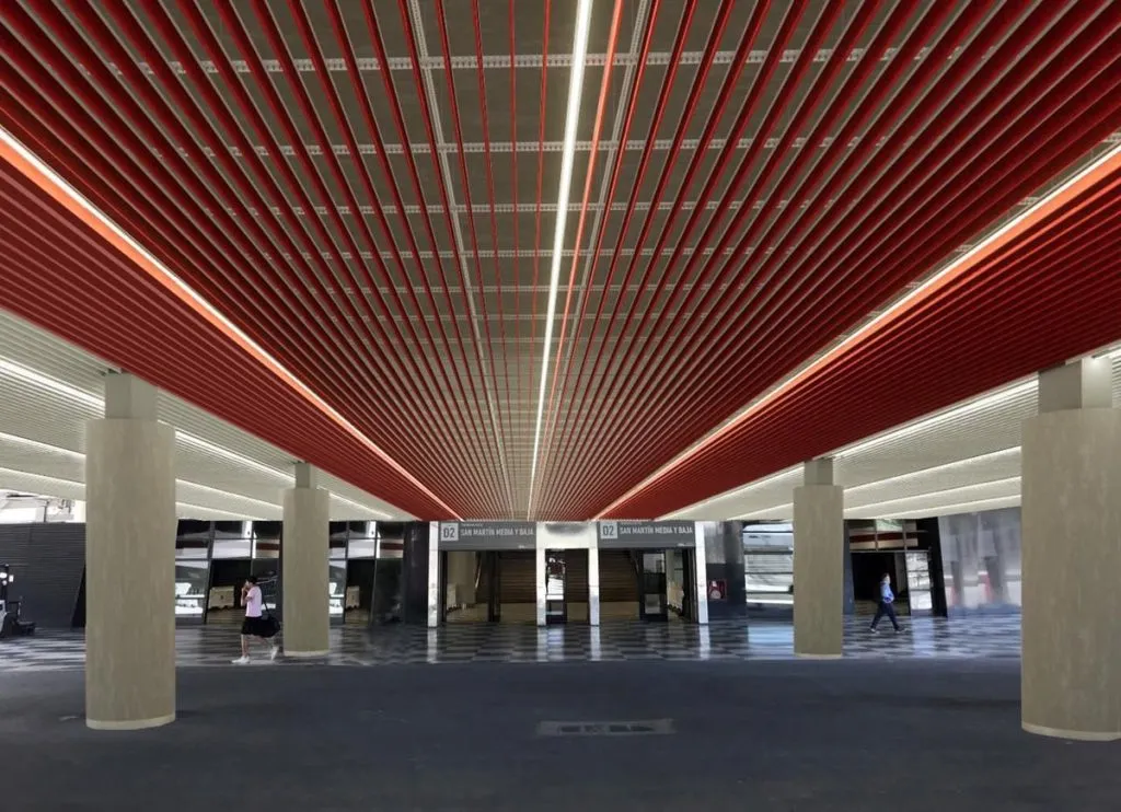 El playó bajo terraza, con los colores del Más Grande (Foto: Prensa River)