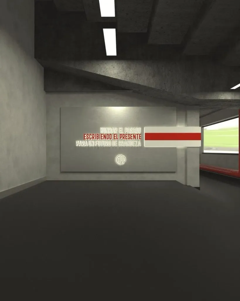 Más color y una frase para completar las obras en el túnel único (Foto: Prensa River)