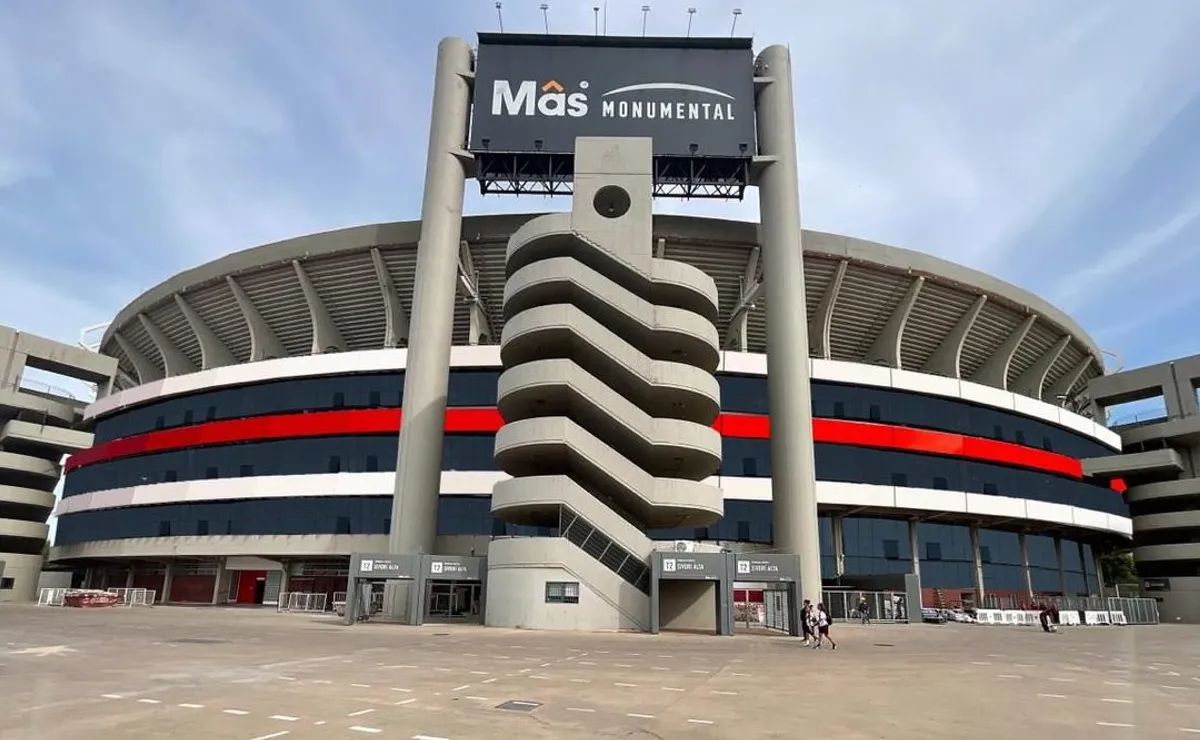 River inaugurará nuevos baños en el estadio Monumental .