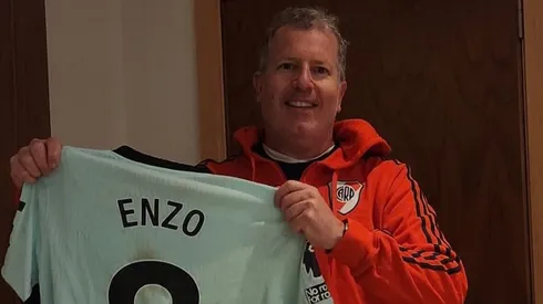 Enzo Fernández y un gesto para enmarcar.