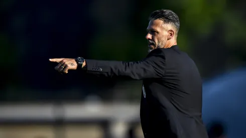 Demichelis prepara el partido ante Riestra. (Foto: Getty).