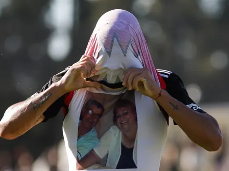 Herrera y la historia de la dedicatoria especial en el gol frente a Riestra