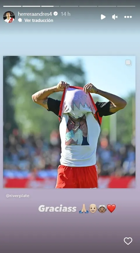 La historia que compartió Andrés Herrera.