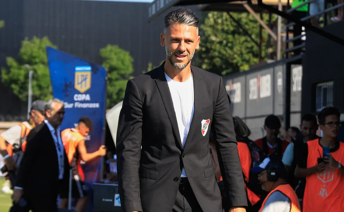 Martín Demichelis, conforme con la producción futbolística de su equipo.