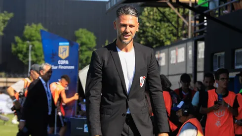 Martín Demichelis, conforme con la producción futbolística de su equipo.