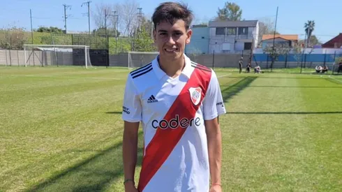 Valentín Lucero, autor del primer gol de la Reserva en el año.