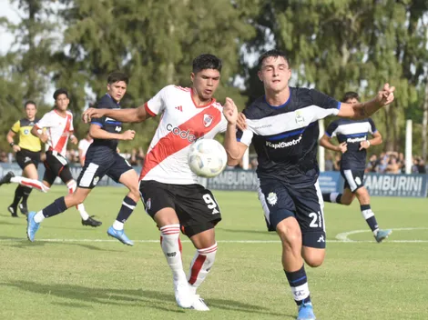 La Reserva de River debutó con un empate agónico ante Gimnasia