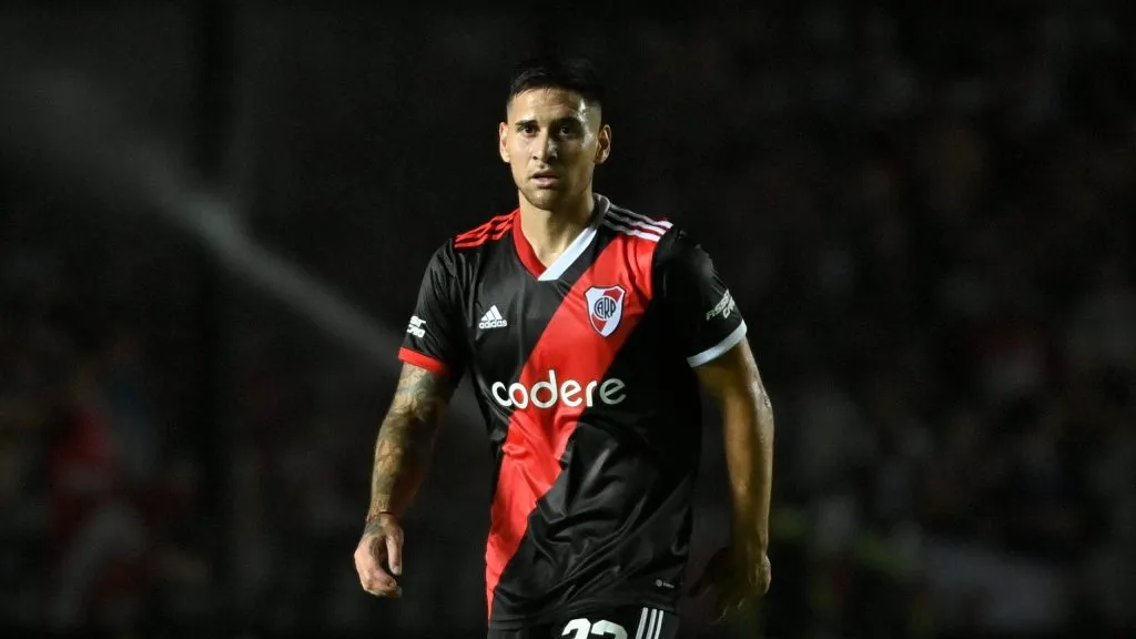 Rodrigo Villagra jugó su primer partido en River ante Excursionistas. (Prensa River)