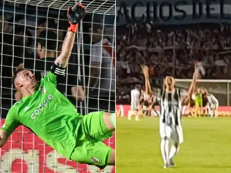 Insólito: un jugador de Excursionistas festejó el penal atajado por Franco Armani